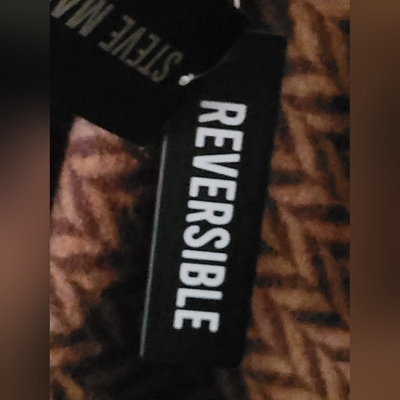 Steve Madden Multi-Plaid Ruana Brown Tan Olive Poncho Shawl One Size - Picture 10 of 11